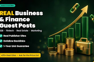 publish a business and finance guest post on real dofollow sites
