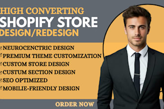 build shopify website store redesign shopify dropshipping ecommerce wix website