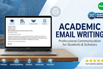write professional academic emails