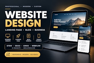 do sitew odoo ionos emonsite webflow dreamweaver landing page website design