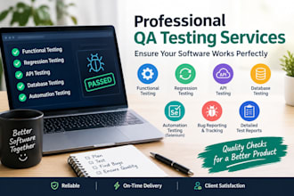 perform manual QA testing and find bugs