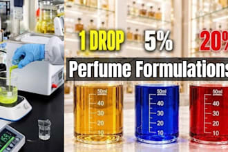 develop custom perfume and fragrance formulas  for your brand
