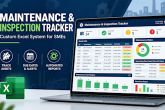 create an excel maintenance and inspection tracker