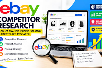 ebay competitor research product analysis pricing strategy marketplace research