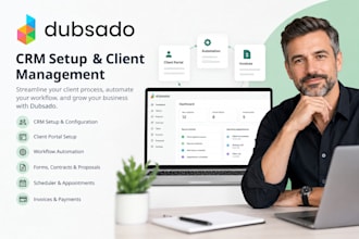 setup dubsado crm, dubsado client portal workflow dubsado client management