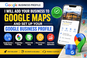 add your business google maps and setup gmb profile