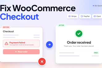 fix woocommerce checkout, cart, stripe or paypal payment issues