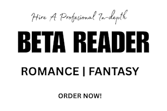 beta read your romance fantasy novel ya beta reader