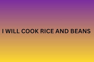 cook rice and beans