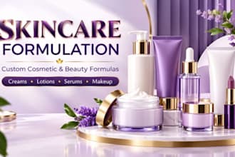 formulate skincare products and cosmetic formulas