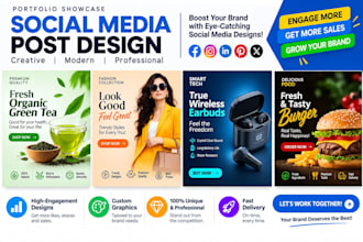 do professional social media post design