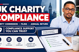 handle UK charity commission compliance and filing