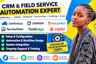 jobnimbus jobber buildxact automation servicetitan fieldedge zapier integration