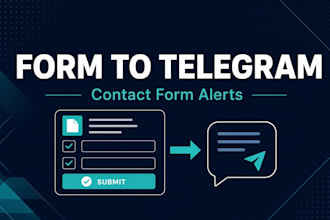connect contact form to telegram or email alerts