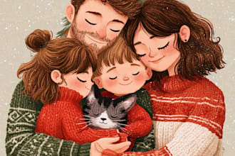 create a custom santa claus portrait