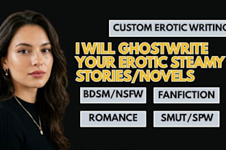 ghostwrite erotic stories, nsfw fanfiction, smut, kinky bdsm and anime stories