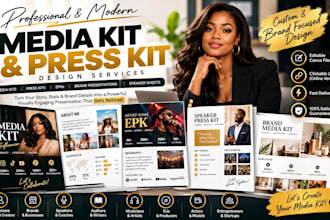 design electronic press kit, media kit, musician epk, music press kit,artist epk