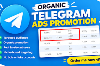 do organic telegram channel scraping, grow telegram subscribers to real users