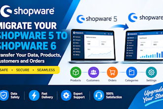 migrate shopware 5 to shopware 6 transfer your data products customers and order