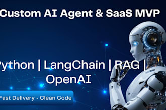 build a custom ai agent, rag system or ai saas mvp