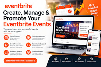 create, manage and promote your eventbrite events