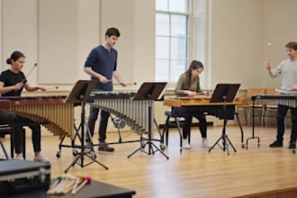 record live marimba, vibraphone, xylophone and glockenspiel