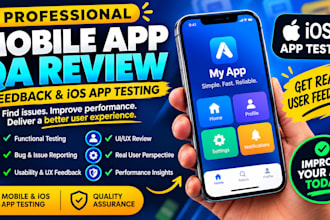do mobile app review feedback and IOS app testing