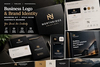 design business logo brand identity branding kit style guide corporate branding