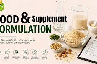 do your food scientist for food supplement formulation and food science tasks