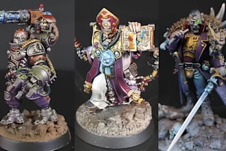 3d print and paint warhammer 40k wargaming miniature painting tabletop model stl