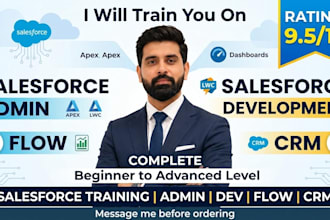teach you salesforce CRM and provide professional training