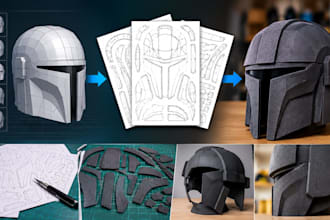 design pepakura patterns and convert 3d models into eva foam templates
