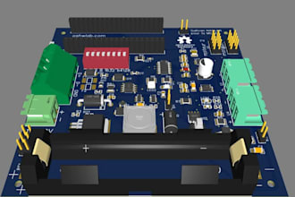 automotive pcb layout for ecu and can bus vehicle control system design services
