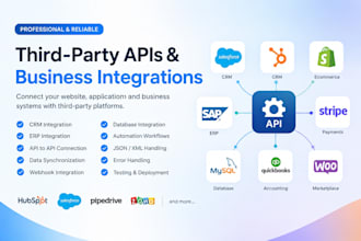 integrate third party apis and connect your business systems