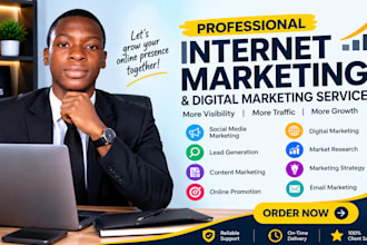 be your professional internet marketing worker and assistant