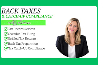 handle back taxes, unfiled returns and catch up tax compliance