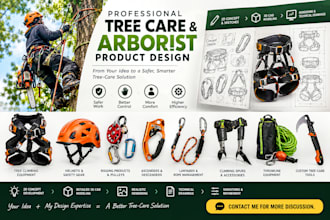design 3d cad tree climbing, arborist equipment, rigging, tree care products
