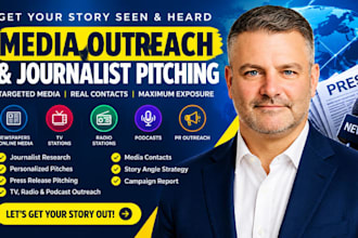 press release media outreach journalist contact radio podcast tv station booking