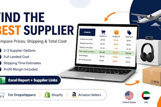 provide reliable suppliers from aliexpress and cj for your dropshipping products