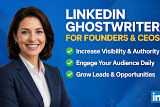 write viral linkedin posts for founders , ceos and coaches