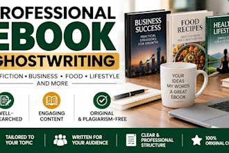 write and edit professional ebooks and business content