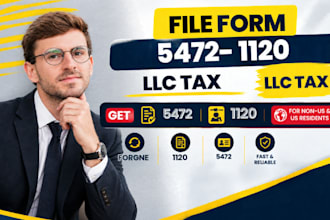 handle foreign owned llc tax forms 5472 and 1120