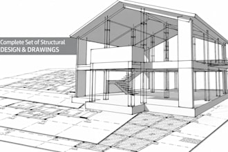 create structural drawings, millwork drawings and cabinet elevation drawings