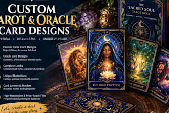 design custom tarot and oracle card designs