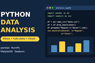 analyze your data with python