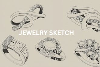 jewelry sketch hand drawn jewelry sketch signet ring design pendant sketch