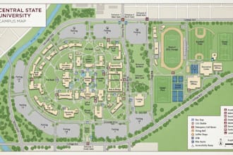 create campus maps, school wayfinding maps and site plans