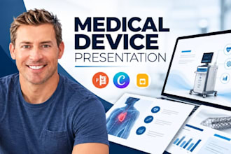 medical device presentation, medical powerpoint, medtech presentation design