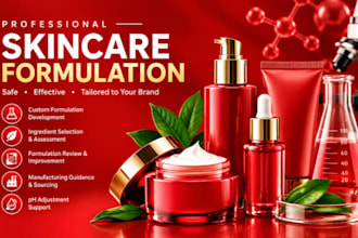 develop skincare, cream, lotion and beauty product