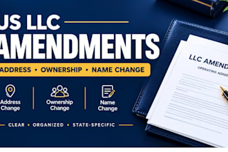 llc amendment, llc dissolution, llc reinstatement, llc address change